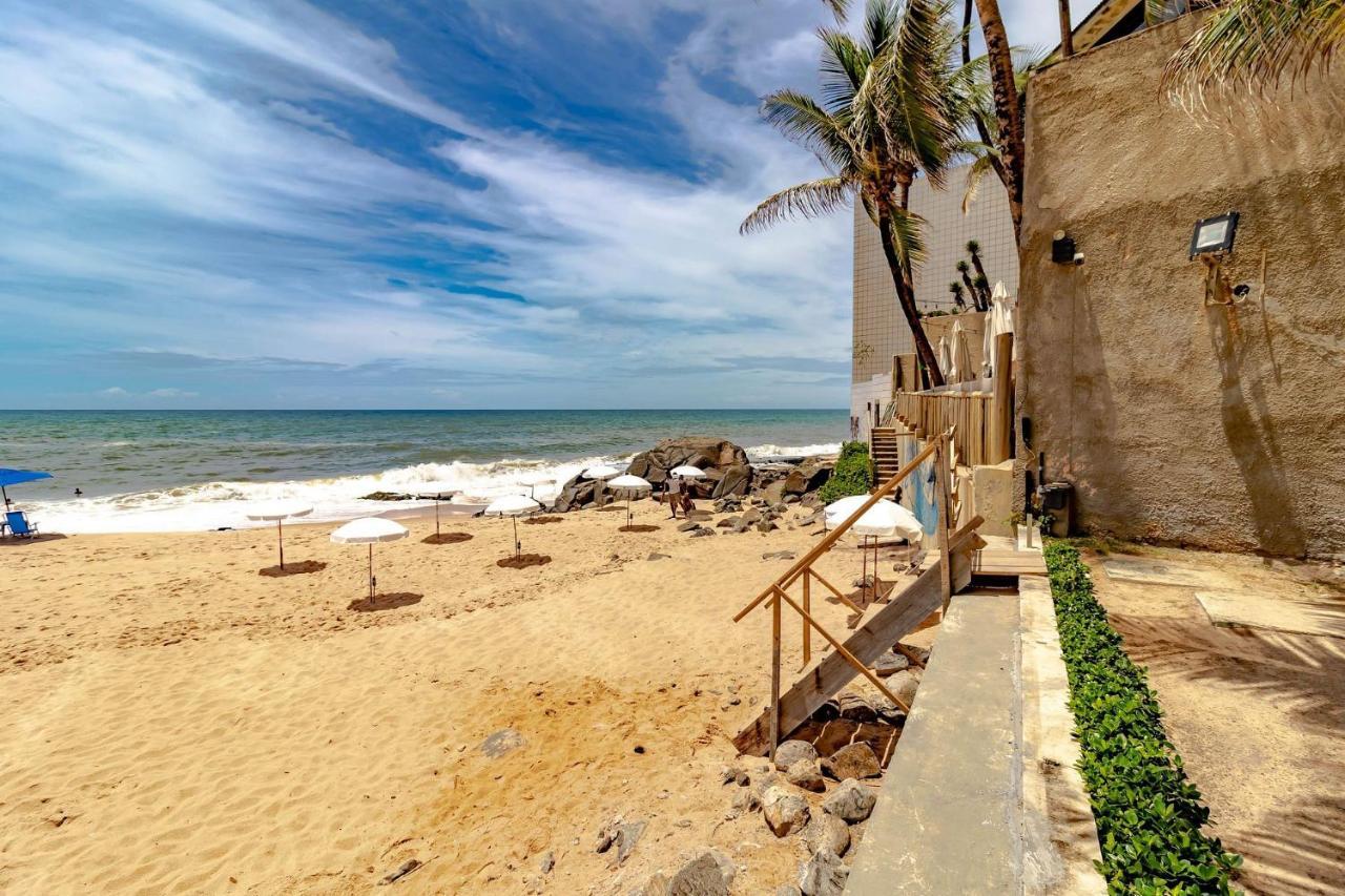 RV01 Excelente Quarto e Sala Pé na Areia, Rio Vermelho Apartamento Salvador de Bahía Exterior foto
